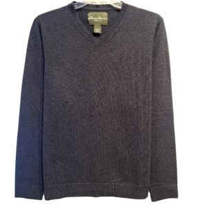 Men's Eddie Bauer v-neck cashmere sweater